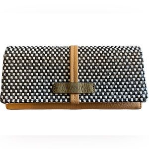 Hammitt Benjamin slim leather tri-fold wallet California sunday sold out nwot